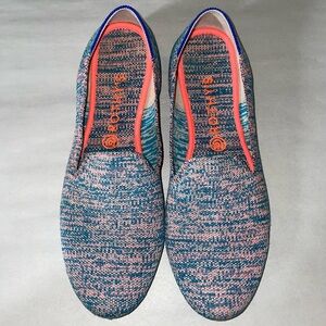 Women’s Rothy’s Turquoise Melange Limited Edition Slip Ons - Size 10.5